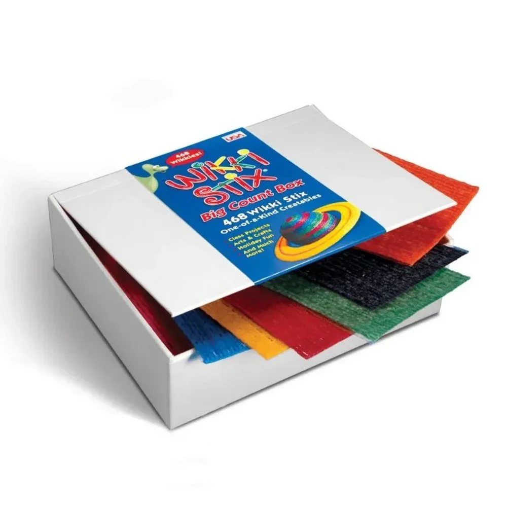 NEW 468 Wikki Stix in 13 Colors Arts and Crafts Supplies Kit Wax  Brand ne